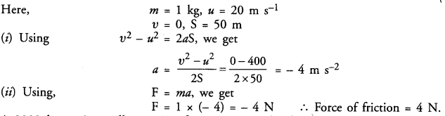 NCERT Solutions for Class 9 Science Chapter 9 Force and Laws of Motion 4